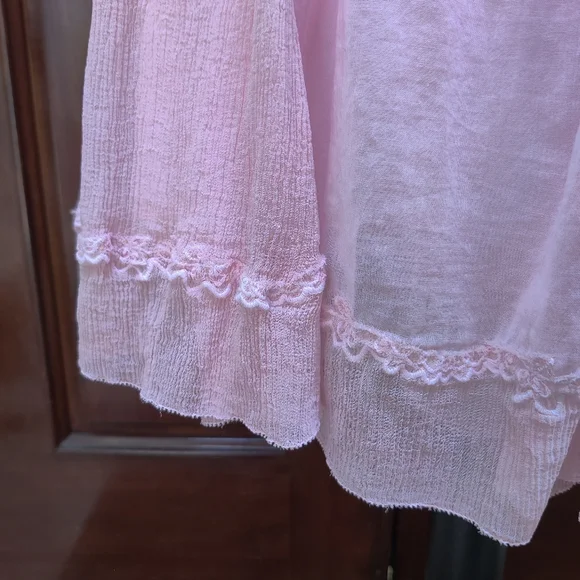 Delicate Pink Crepe Ballet Skirt Elie Tahari - Picture 4 of 9